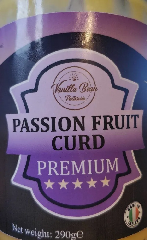 Passion fruit curd