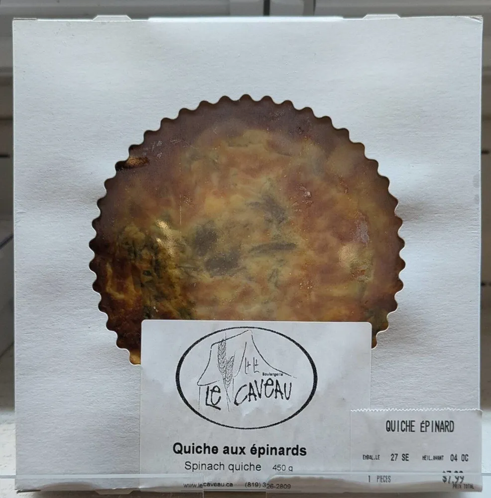 Quiche aux épinards
