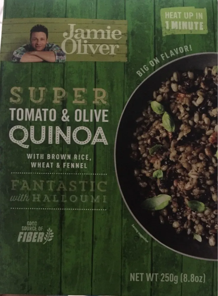 Melanges de tomates, quinoa et olives