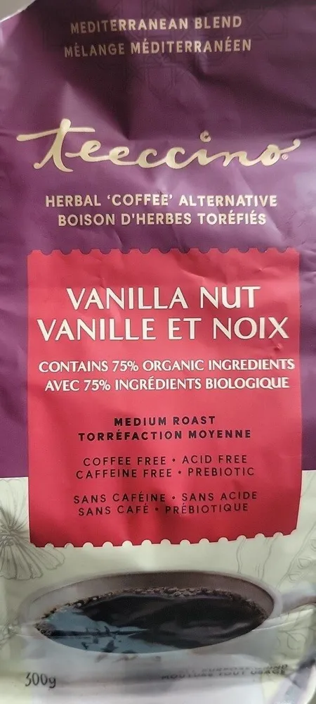 Herbal Coffee Alternative vanilla hazelnut