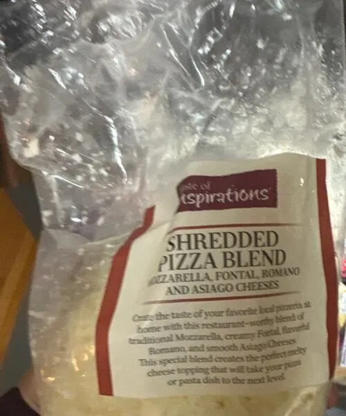 Shredded pizza blend
