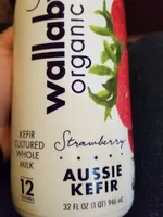 Strawberry aussie kefir cultured whole milk