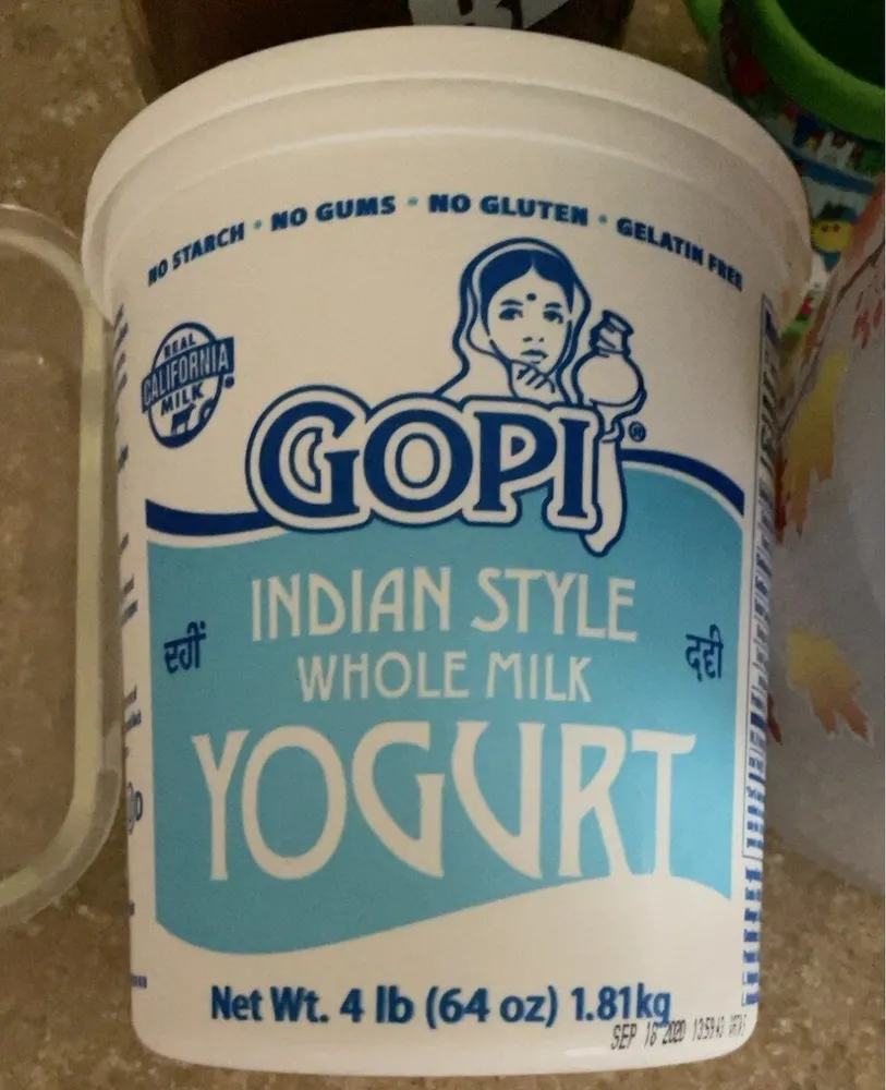 Indian Style Whole Milk Yogurt