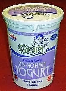 0% Fat Yogurt