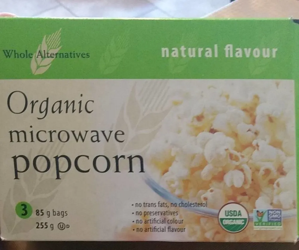 Organic Butter Microwave Popcorn