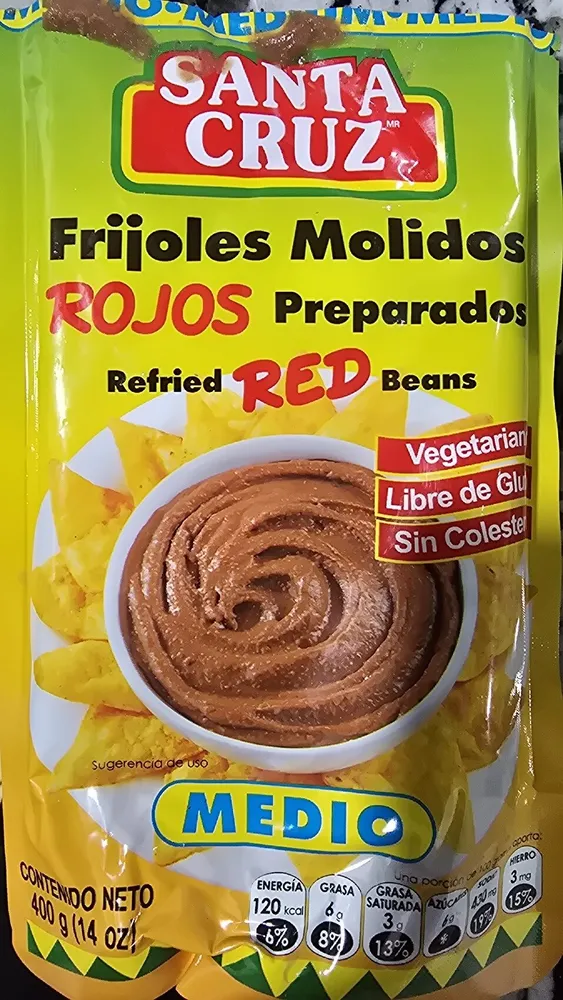 Frijoles Molidos Rojos Preparados