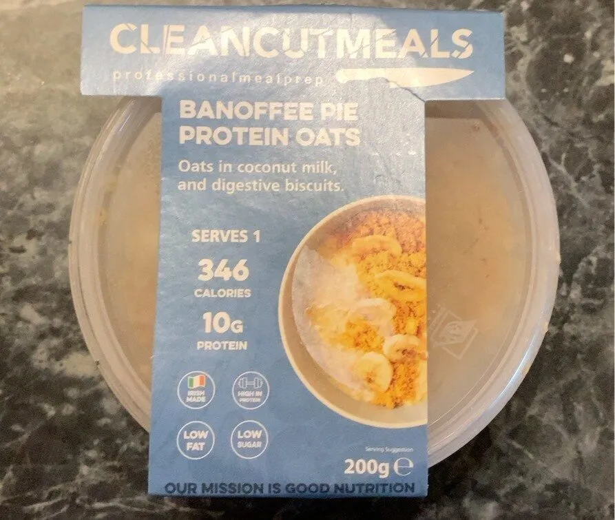 Banoffee pie protein oats