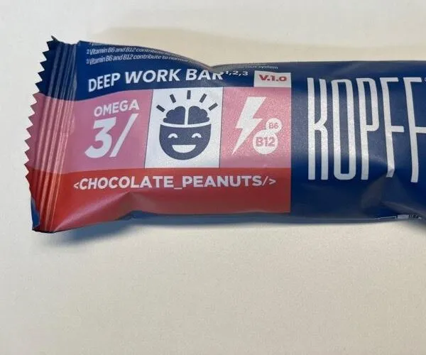 Deep Work Bar - chocolate peanuts