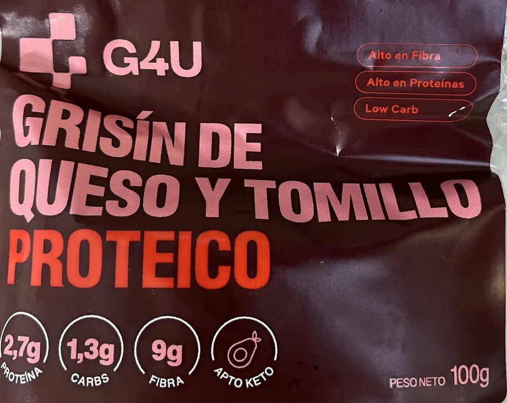 Grisin de Queso y Tomillo Proteico