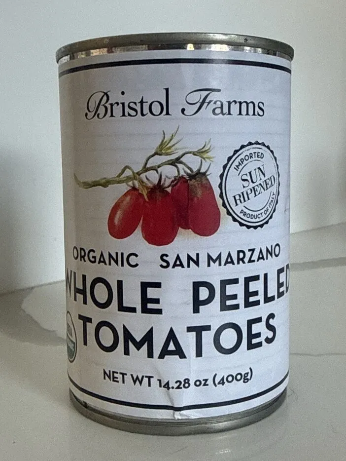San Marzano Whole Peeled Tomatoes