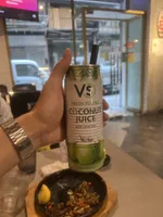 Fresh Young Coconut Juice with Coco Bits
