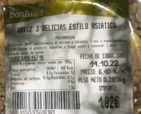 Arroz 3 delicias estilo asiatico