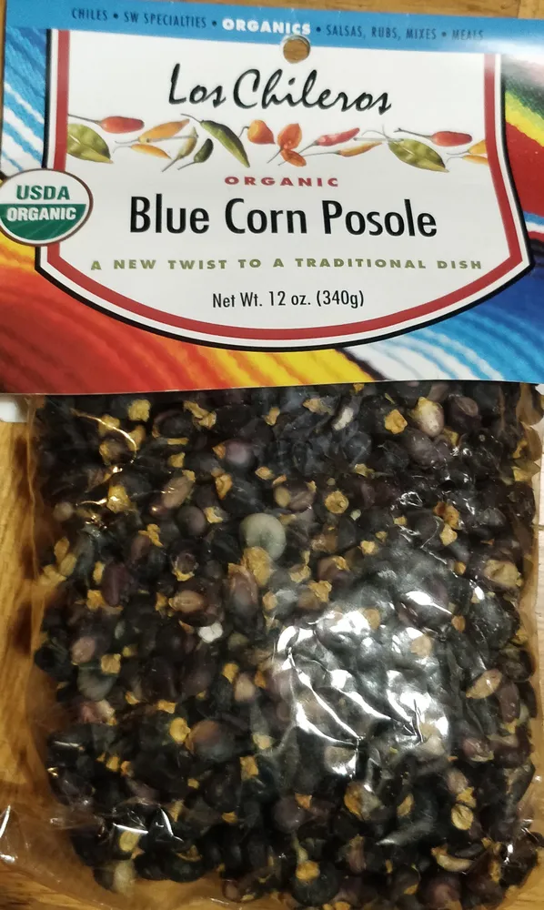 Blue corn Posole