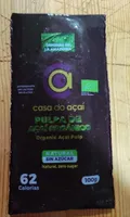 Pulpa de açai orgánico