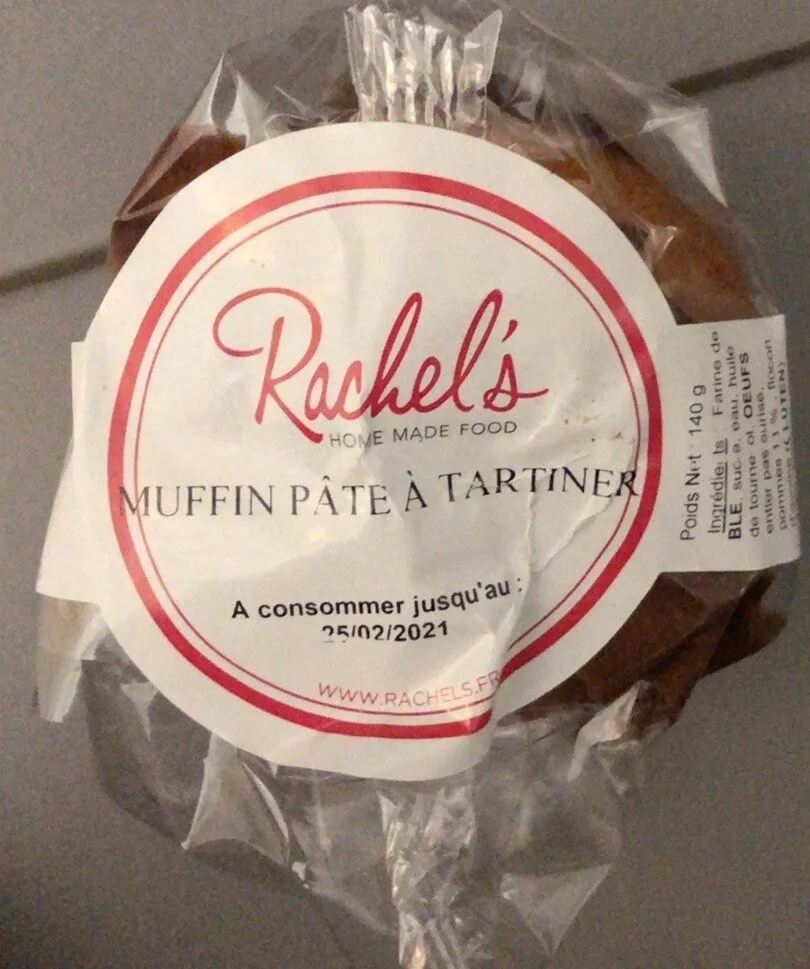 Muffin pâte à tartiner