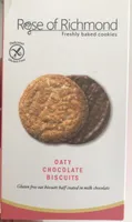 Oaty chocolate biscuits