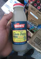 All natural clam juice, clam