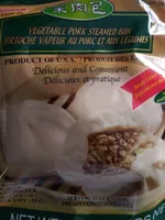 Brioche vapeur au porc et aux legumes