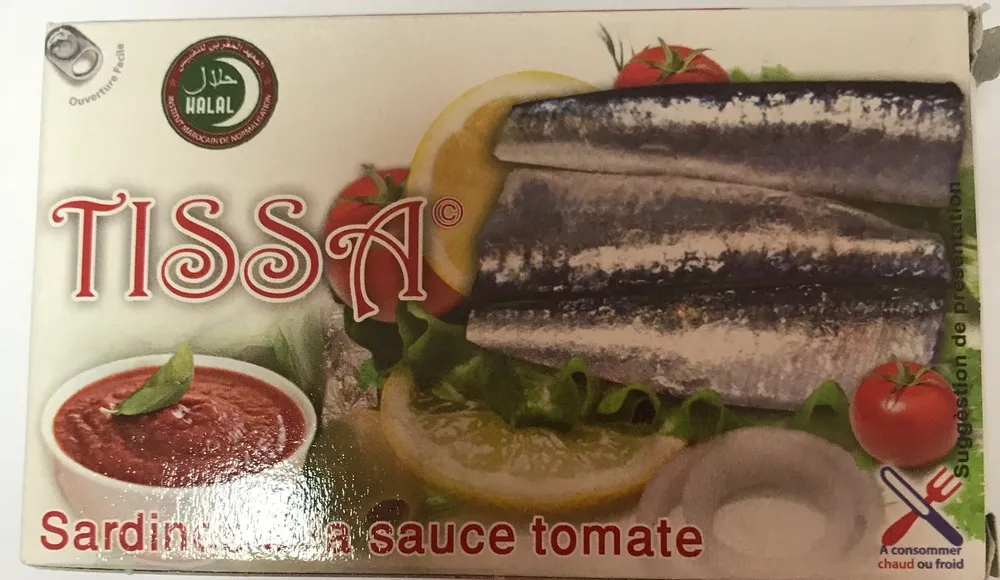 Sardines à la sauce tomate