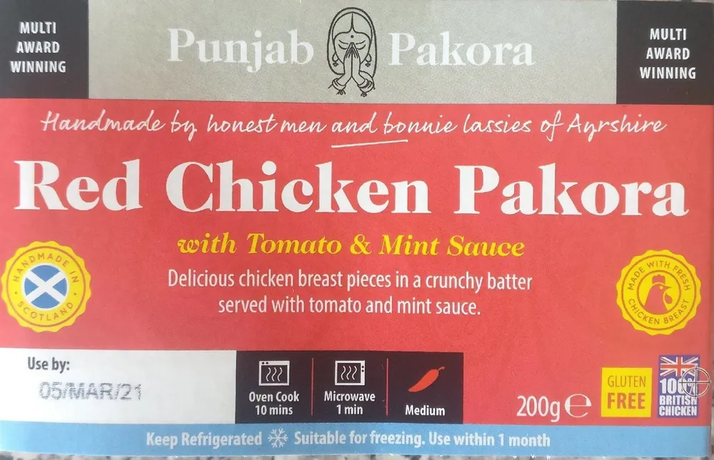 Red Chicken Pakora