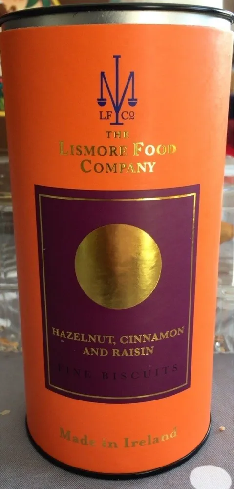Buscuit Hazelnut, Ginnamon and Raisin