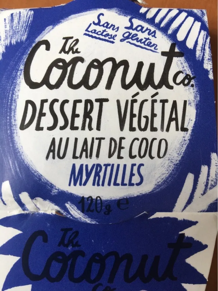 Dessert vegetal myrtilles