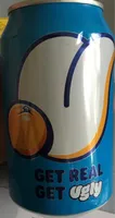 Orange sparkling water