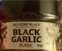 Black garlic puree