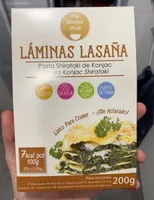 Láminas lasaña konjac