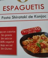 Pasta shirataki de Konjac
