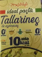 Tallarines de espinacas