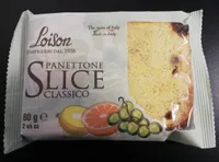 Slice panettone classico
