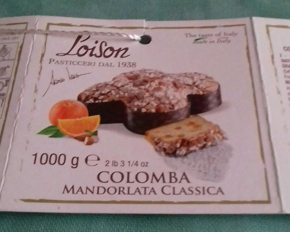 Colomba mandorlata classica