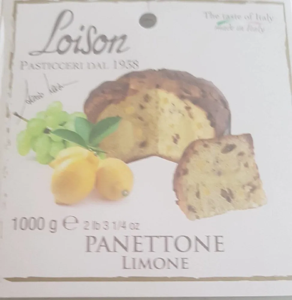 panettone limone