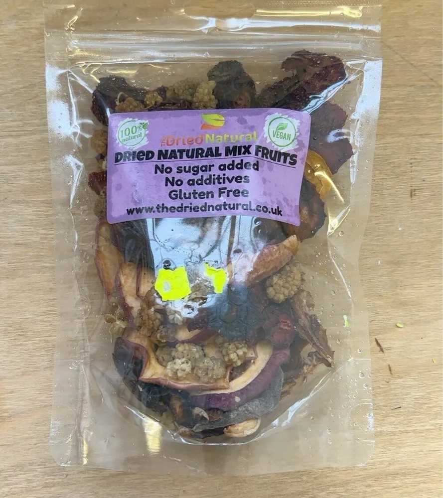 Dried natural mix fruits
