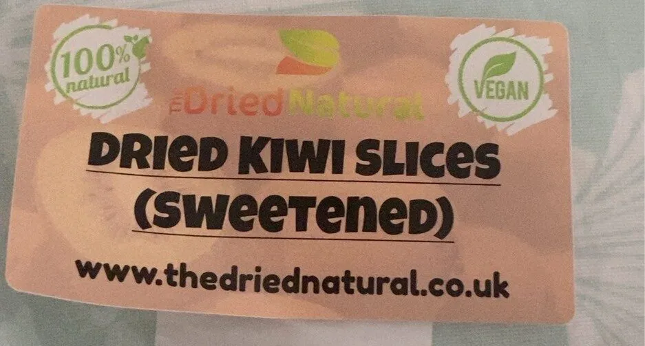 Dried naturals Dried kiwi slices (sweetened)
