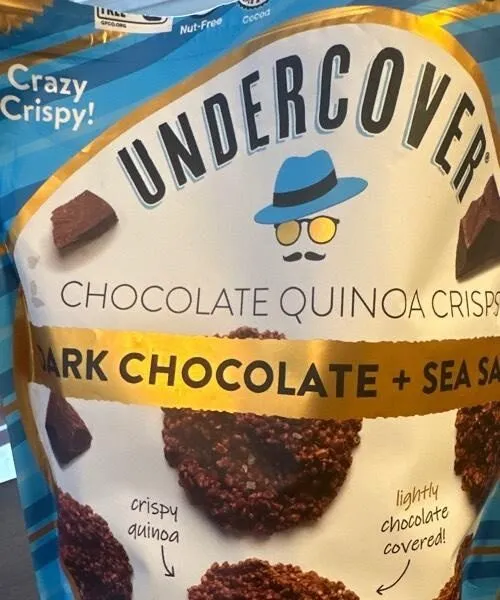 Dark Chocolate + Sea Salt Quinoa Crisps