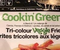 Tri colour veggie fries