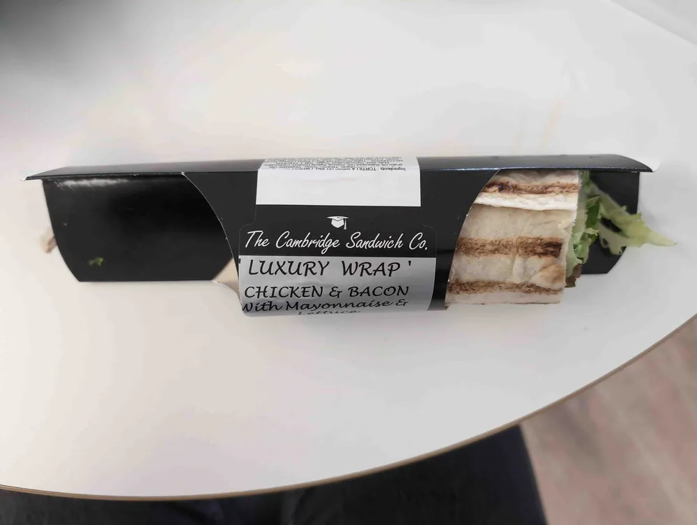 Chicken and bacon wrap