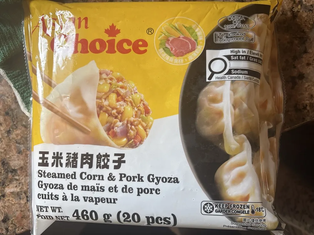 Corn And Pork Gyoza