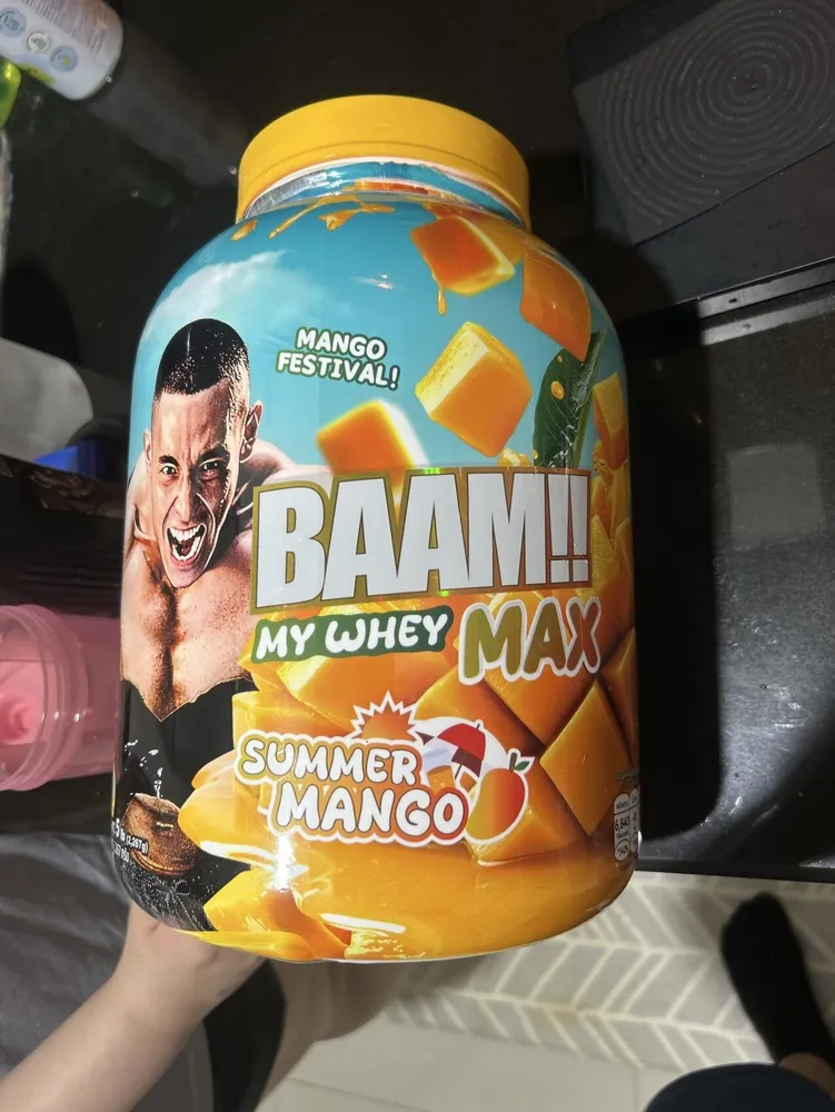 BAAM My whey mango flavor