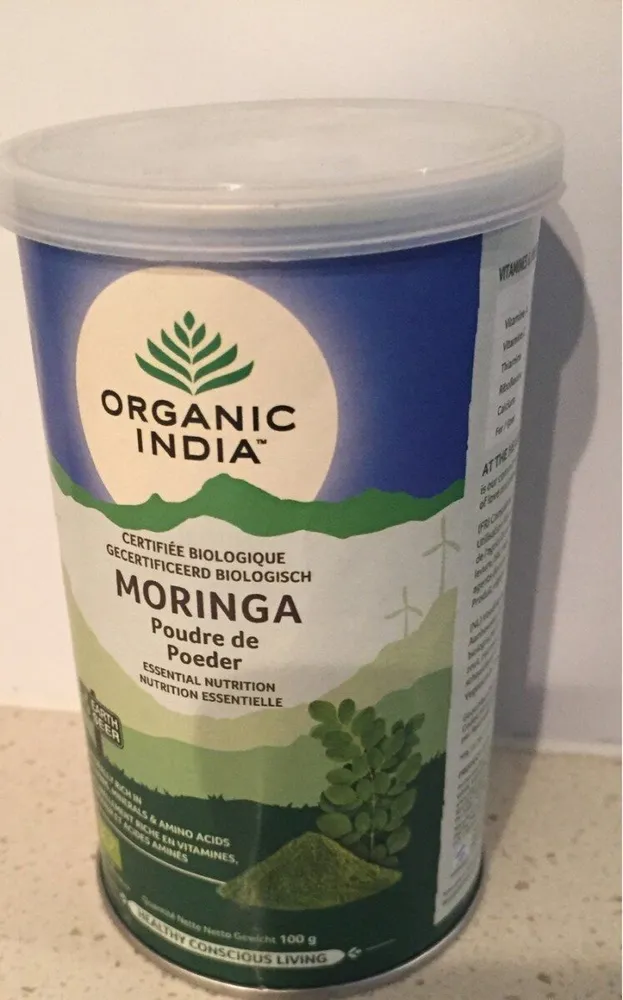 Organic India Moringa Powder 100GM Free Shipping Usda Organic