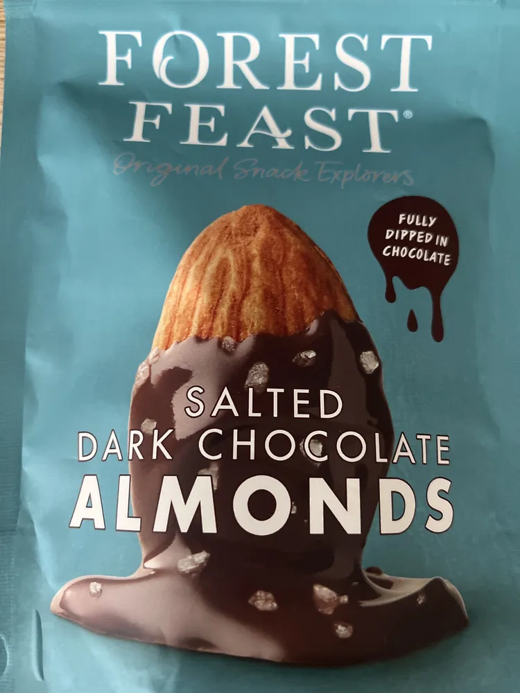 SALTED DARK CHOCOLATE ALMONDS