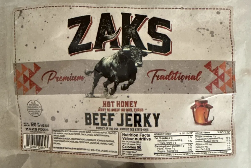Hot Honey Beef Jerky