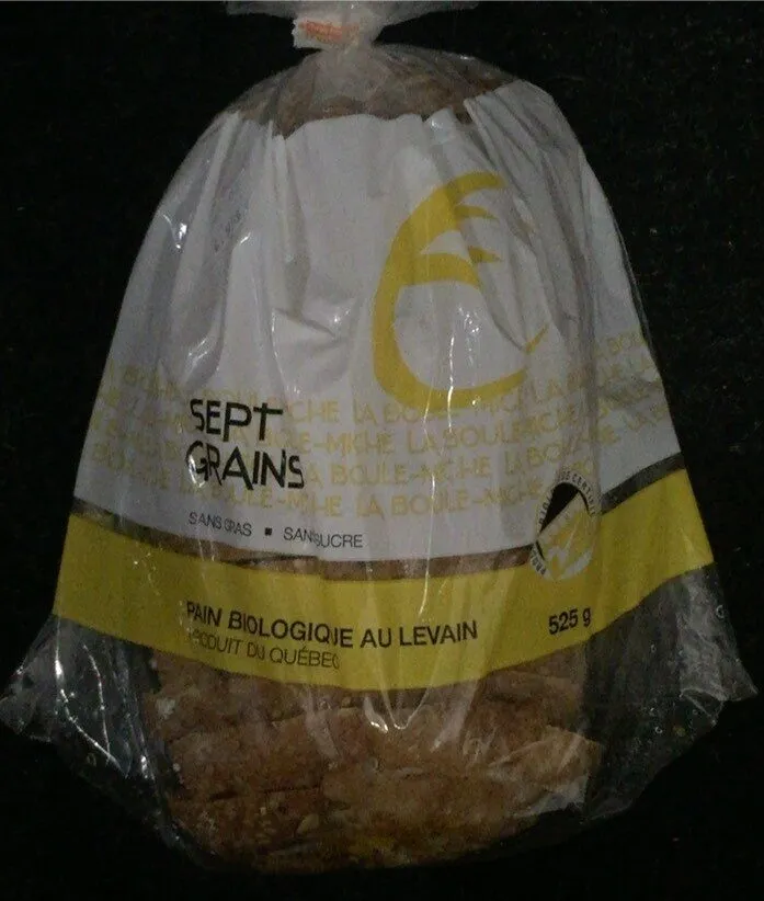 Pain biologique au levain sept grains