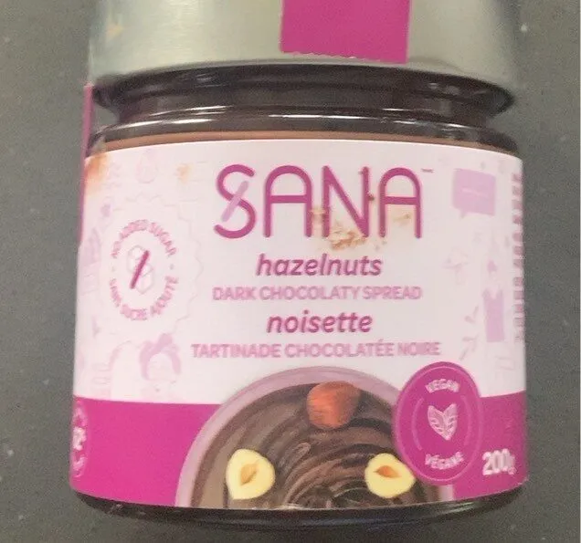 Tartinade chocolatée noire