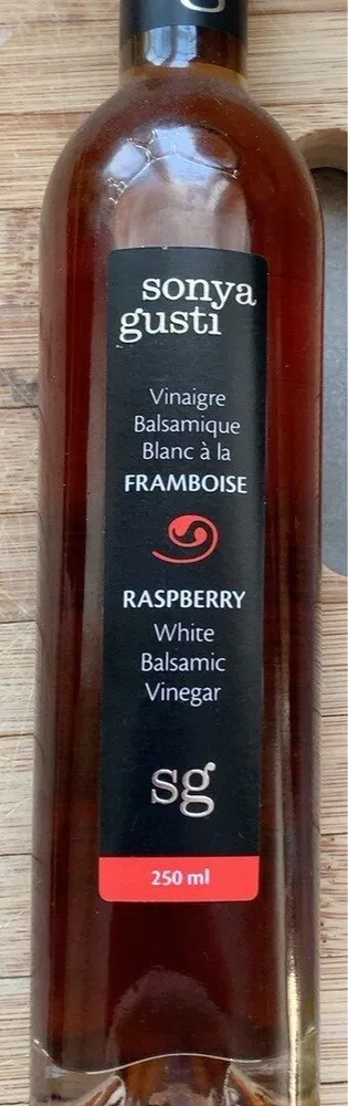 Rasberry white balsamic vinegar