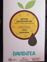 Green passionfruit thé vert