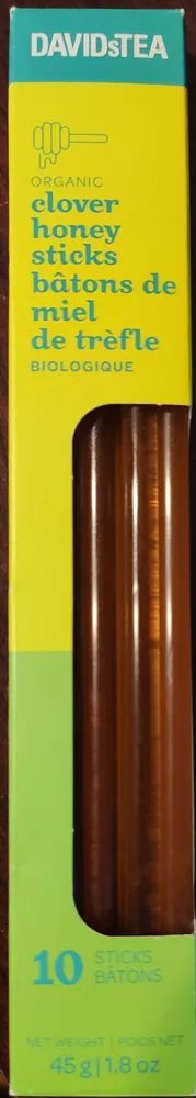 Clover honey sticks