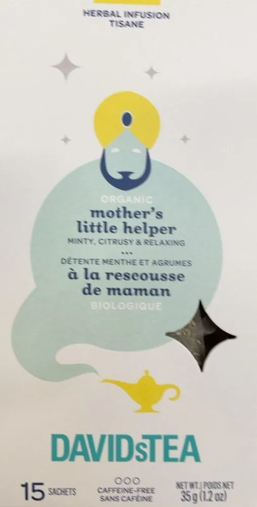 Organic mothers little helper minty citrus and relaxing tea